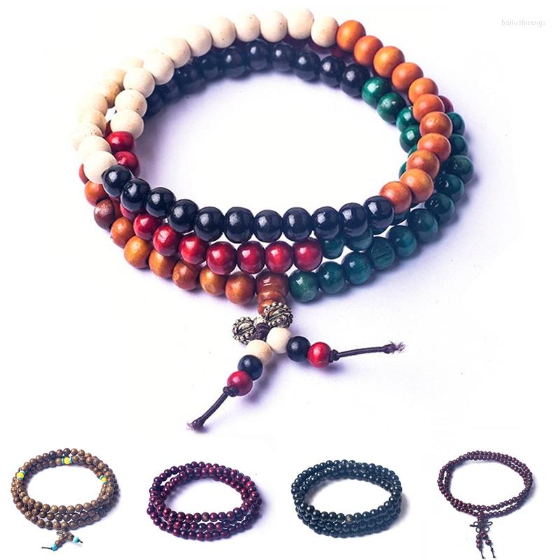 Strand Multi-layer Wood Prayer Beads Bracelets Natural Sandalwood Buddhist Buddha Unisex Men Woman Bracelet & Bangle Jewelry
Strand Multi-layer Wood Prayer Beads Bracelets Natural Sandalwood Buddhist Buddha Unisex Men Woman Bracelet & Bangle Jewelry