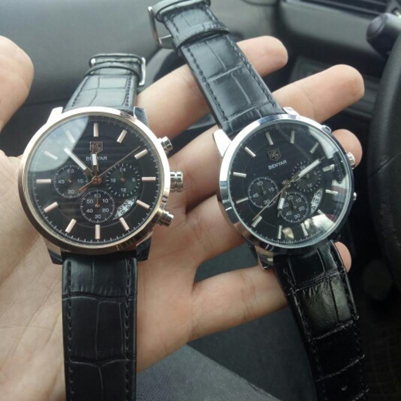 Wristwatches BENYAR Watch Men Top Quartz Sport Watches Mens Fashion Analog Leather Male Waterproof Wristwatch Reloj Hombre 2023, Steel blue
Wristwatches BENYAR Watch Men Top Quartz Sport Watches Mens Fashion Analog Leather Male Waterproof Wristwatch Reloj Hombre 2023, Steel blue