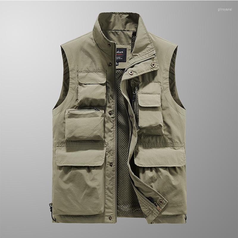 Men's Vests Outdoor Fishing Casual Vest Men Summer Quick Dry Breathable Waistcoat Tactical Military Sleeveless Jacket Hiking Travel, Black
Men's Vests Outdoor Fishing Casual Vest Men Summer Quick Dry Breathable Waistcoat Tactical Military Sleeveless Jacket Hiking Travel, Black