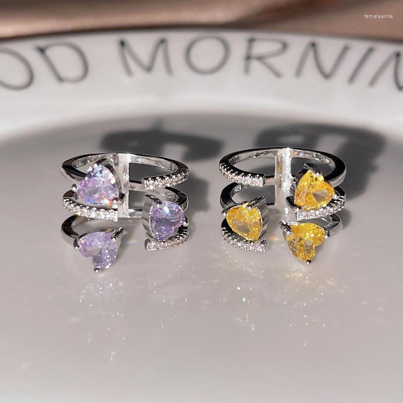 Cluster Rings Luxury Sweet Love Cubic Zirconia 925 Sterling Silver Opening Adjustable Ring Women Tea Party Jewelry Accessories Gift
Cluster Rings Luxury Sweet Love Cubic Zirconia 925 Sterling Silver Opening Adjustable Ring Women Tea Party Jewelry Accessories Gift