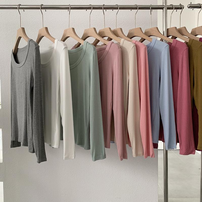 Women's T Shirts All-match Multi-color Simple Pullover 2023 Spring Round Neck Solid Color Long-sleeved Slim T-shirt Top Women, Black
Women's T Shirts All-match Multi-color Simple Pullover 2023 Spring Round Neck Solid Color Long-sleeved Slim T-shirt Top Women, Black