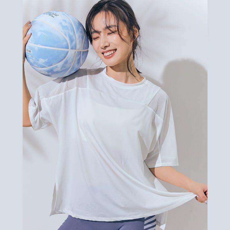 Yoga Outfit Summer Women T-Shirt Half-Sleeved Long Large Size Solid Quick-Drying Loose Running Fitness Blouse Sports Top City Girl, Green
Yoga Outfit Summer Women T-Shirt Half-Sleeved Long Large Size Solid Quick-Drying Loose Running Fitness Blouse Sports Top City Girl, Green