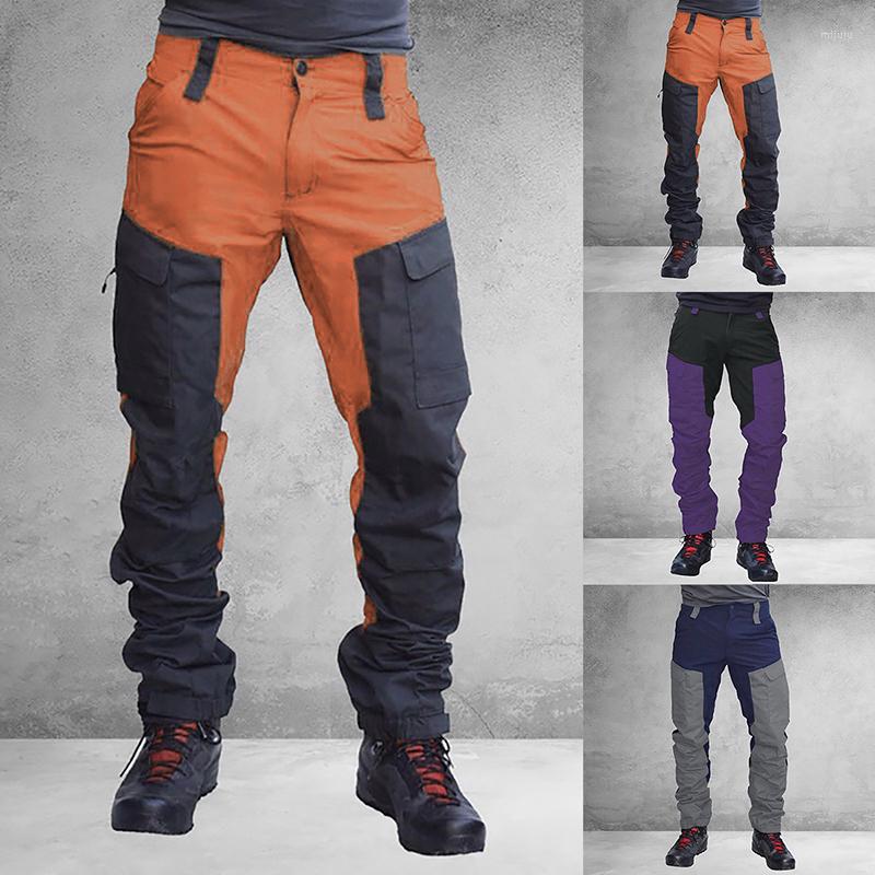 Men' Pants Spring Cargo Men Large Side Pockets Fine Texture Contrast Color Splicing Sports Trousers Skinny Work Sweatpants, Color4
Men' Pants Spring Cargo Men Large Side Pockets Fine Texture Contrast Color Splicing Sports Trousers Skinny Work Sweatpants, Color4