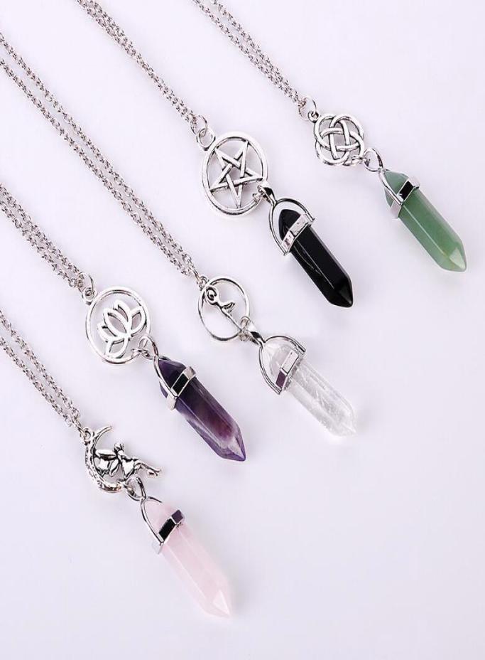 Fashion StarLotus Hexagonal Prism Necklaces Gemstone Rock Natural Crystal Quartz Healing Point Chakra Stone Long Charms Women Nec1375398
Fashion StarLotus Hexagonal Prism Necklaces Gemstone Rock Natural Crystal Quartz Healing Point Chakra Stone Long Charms Women Nec1375398