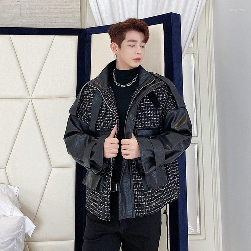 Men's Jackets Spring 2023 Autumn Men's Clothing Oversize Coat Patchwork Loose Casual PU Leather Jacket Male Zipper Lapel Clothes B483, Creamy-white
Men's Jackets Spring 2023 Autumn Men's Clothing Oversize Coat Patchwork Loose Casual PU Leather Jacket Male Zipper Lapel Clothes B483, Creamy-white