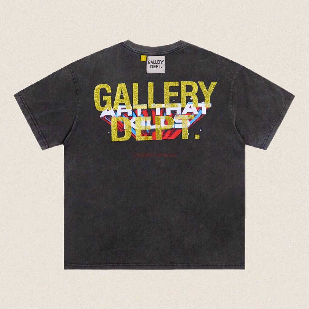 Designer Fashion Clothing Tees Tshirt Galleryes Depts 23 Water Wash Rainbow 3d Letter Printing Short Sleeve Worn Loose Tshirt Fashion Luxury Casual Tops Streetwear, Wash black
Designer Fashion Clothing Tees Tshirt Galleryes Depts 23 Water Wash Rainbow 3d Letter Printing Short Sleeve Worn Loose Tshirt Fashion Luxury Casual Tops Streetwear, Wash black