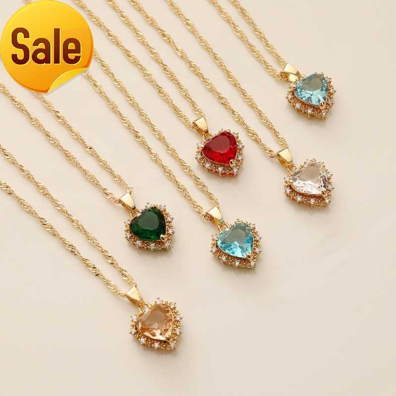 Cheap Price Wholesale High Quality Gold Plated Zircon Heart Pendant Necklace 2021 New Jewelry
Cheap Price Wholesale High Quality Gold Plated Zircon Heart Pendant Necklace 2021 New Jewelry