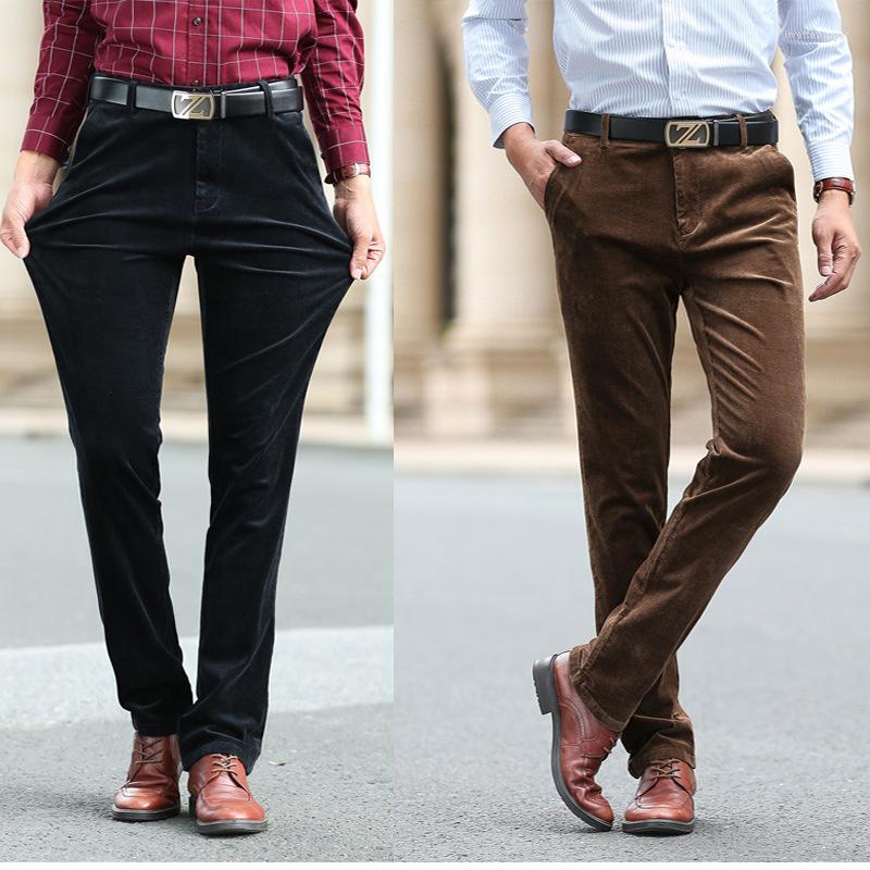 Men's Pants Arrival Fashion Winter Cotton Elastic Corduroy Trousers Loose Casual Men Large Full Length Mens Plus Size 29-40 42 44, 602-4 brown
Men's Pants Arrival Fashion Winter Cotton Elastic Corduroy Trousers Loose Casual Men Large Full Length Mens Plus Size 29-40 42 44, 602-4 brown