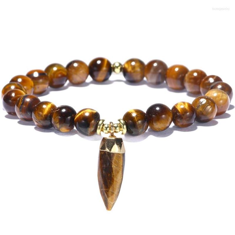 Strand FYJS Unique 10 Pcs Light Yellow Gold Color Irregular Shape Pyramid Connect Tiger Eye Stone Elastic Bracelet Fashion Jewelry
Strand FYJS Unique 10 Pcs Light Yellow Gold Color Irregular Shape Pyramid Connect Tiger Eye Stone Elastic Bracelet Fashion Jewelry