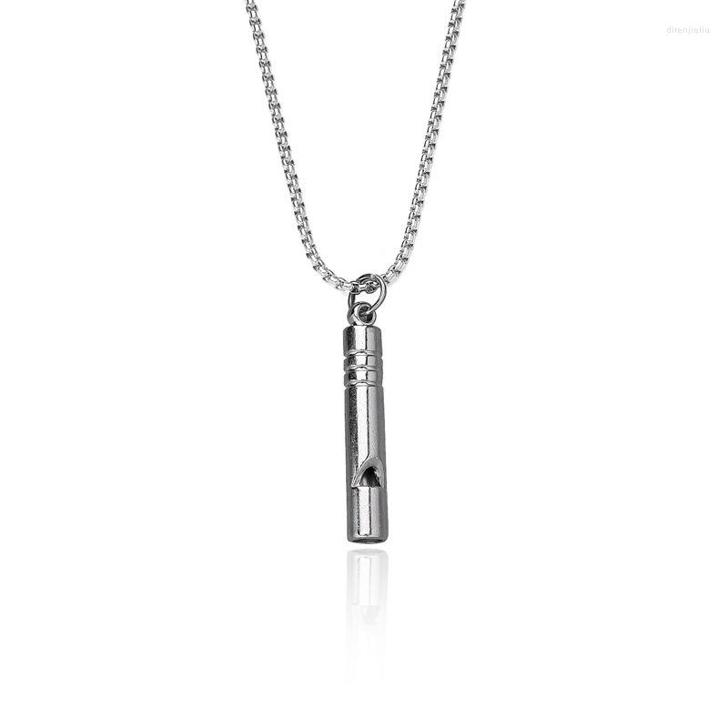 Pendant Necklaces Whistle Long Necklace Can Blow Decorations Men's Ins Small Chain Cool And Handsome Gift 
Pendant Necklaces Whistle Long Necklace Can Blow Decorations Men's Ins Small Chain Cool And Handsome Gift