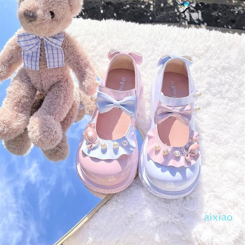 2023Dress Shoes Blue Lolita Sweet Bow Buckle Strap Cosplay Woman Solid Color Patchwork Lace Flat Mary Jane
2023Dress Shoes Blue Lolita Sweet Bow Buckle Strap Cosplay Woman Solid Color Patchwork Lace Flat Mary Jane