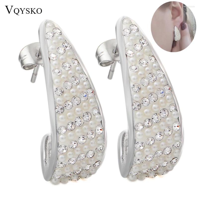 Stud Earrings Fashion Stainless Steel Earring With Crystal Attactive Women Jewelry High Quality For Party Gift Design
Stud Earrings Fashion Stainless Steel Earring With Crystal Attactive Women Jewelry High Quality For Party Gift Design