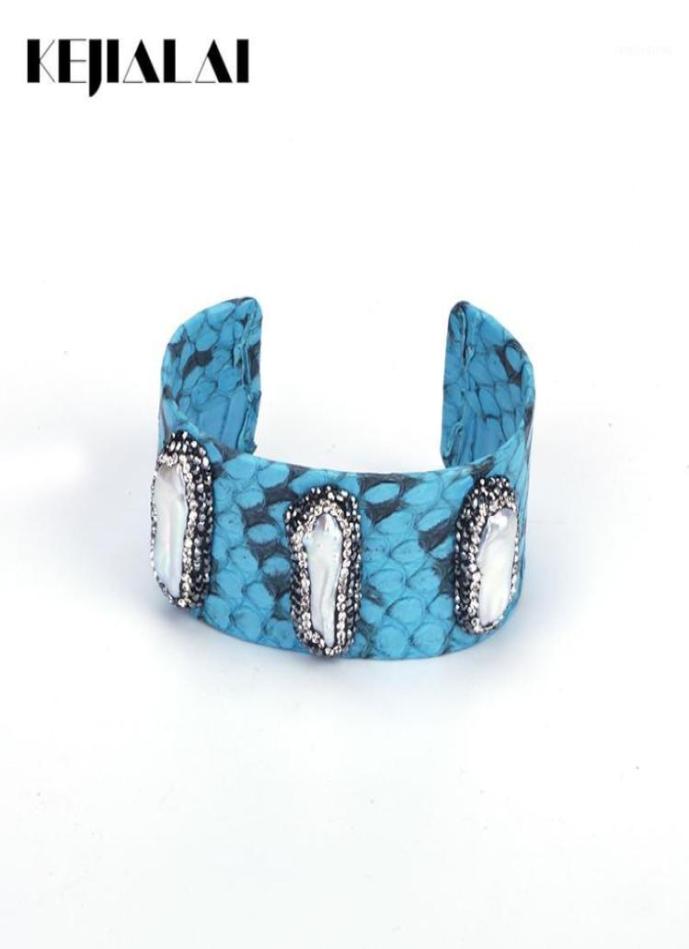 Bangle KEJIALAI Pearl Bracelet Luxury Fashion Jewelry Women Geometric Leather Bangles Temperament Personality Wrap Bracelets B23017174165
Bangle KEJIALAI Pearl Bracelet Luxury Fashion Jewelry Women Geometric Leather Bangles Temperament Personality Wrap Bracelets B23017174165