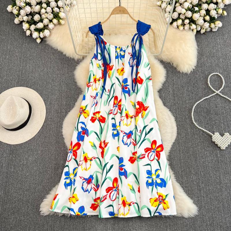 Casual Dresses SuperAen Seaside Holiday Beach Dress Women Summer Printed Suspender Loose Long, Photo color
Casual Dresses SuperAen Seaside Holiday Beach Dress Women Summer Printed Suspender Loose Long, Photo color