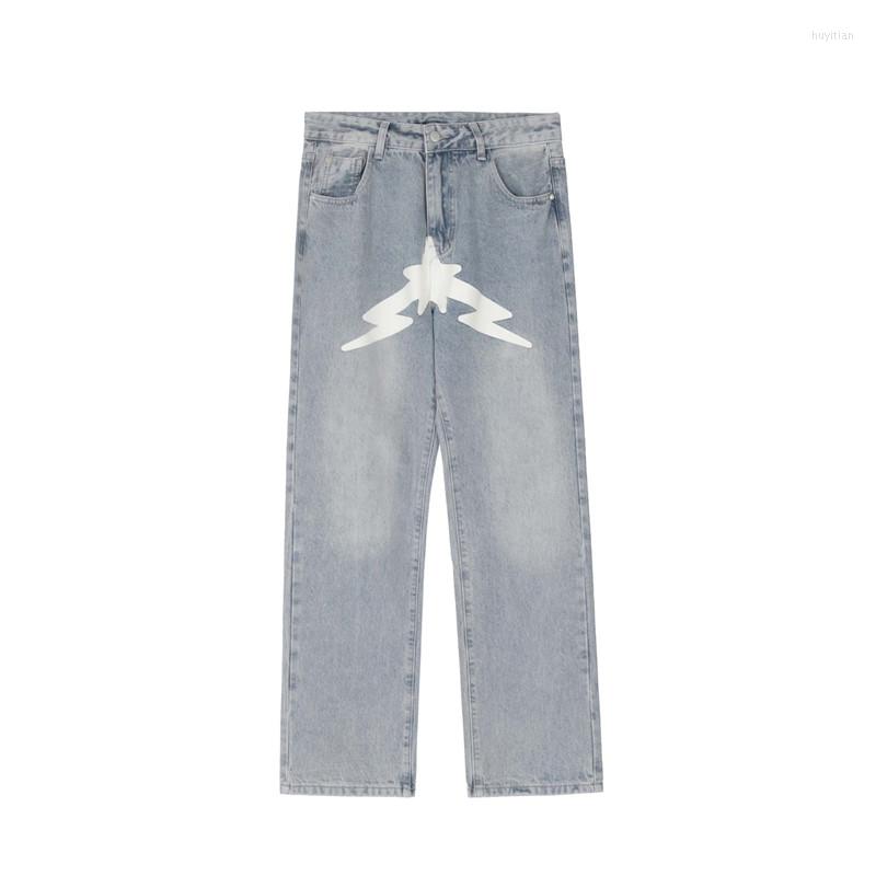 Men' Jeans Men' Fashion Hi Street Pants Streetwear Hip Hop Denim Trousers Pentagram Printed Y2K Bottoms Straight Fit, Black
Men' Jeans Men' Fashion Hi Street Pants Streetwear Hip Hop Denim Trousers Pentagram Printed Y2K Bottoms Straight Fit, Black