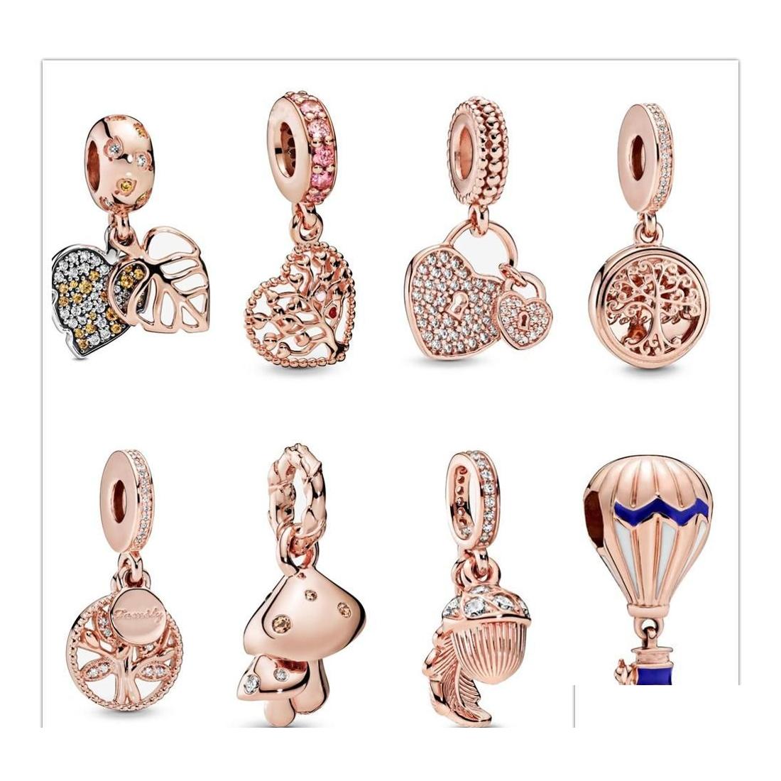 Charms 925 Sterling Sier For Original Pandora Charm Bracelet Rose Lock Tree Of Life Love Family Beads Diy Jewelry Making Drop Delive Dh12A
Charms 925 Sterling Sier For Original Pandora Charm Bracelet Rose Lock Tree Of Life Love Family Beads Diy Jewelry Making Drop Delive Dh12A