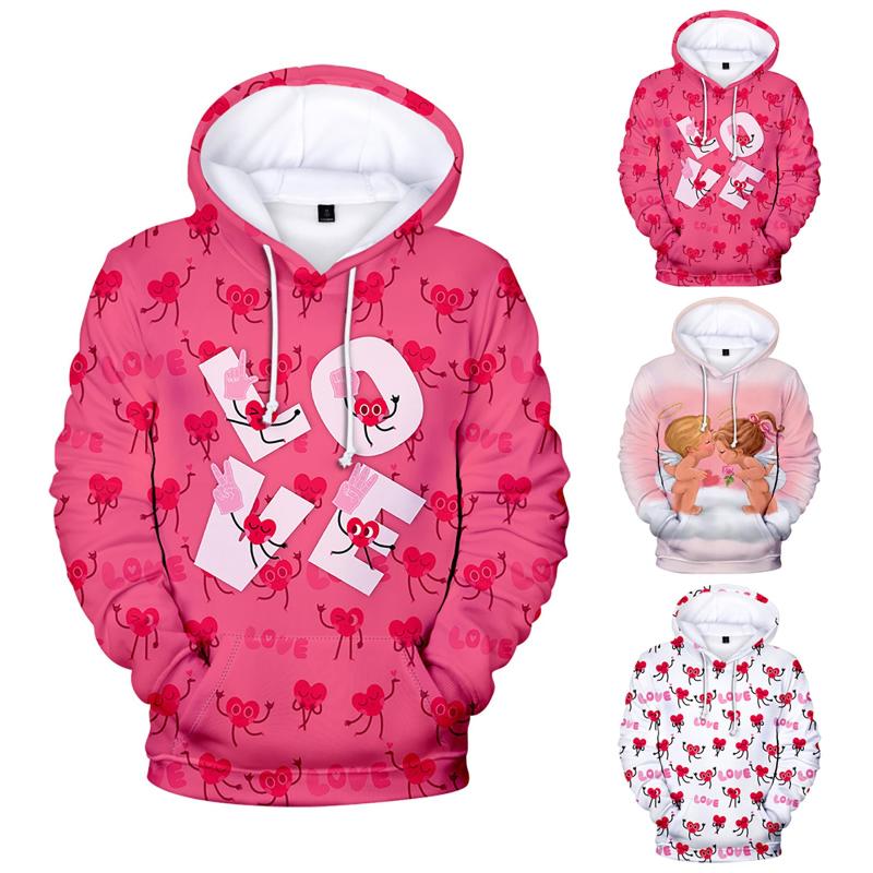 Women' Hoodies & Sweatshirts Valentine' Day LOVE Heart Printed Warm Hoodie Ladies Drawstring Hooded Jacket Fashion Pocket Sweatshirt Top, Pink
Women' Hoodies & Sweatshirts Valentine' Day LOVE Heart Printed Warm Hoodie Ladies Drawstring Hooded Jacket Fashion Pocket Sweatshirt Top, Pink