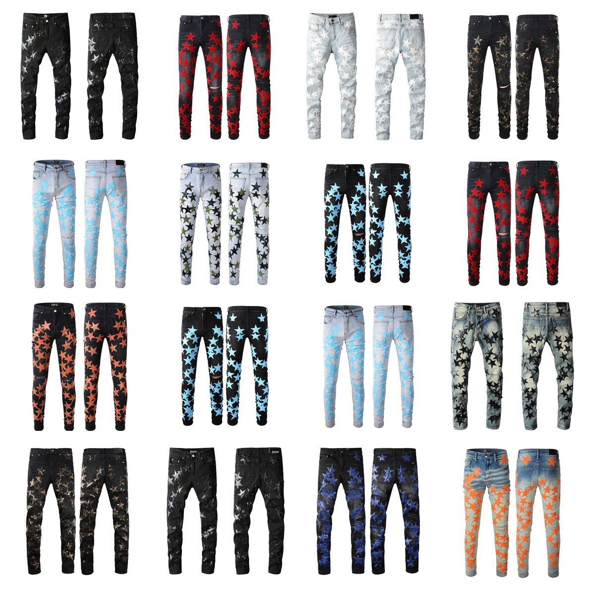 23ss Men's Designer Jeans pentagram Splice Trendy Jean High Craft Elastic Fit High Street for man big size 28-40
23ss Men's Designer Jeans pentagram Splice Trendy Jean High Craft Elastic Fit High Street for man big size 28-40