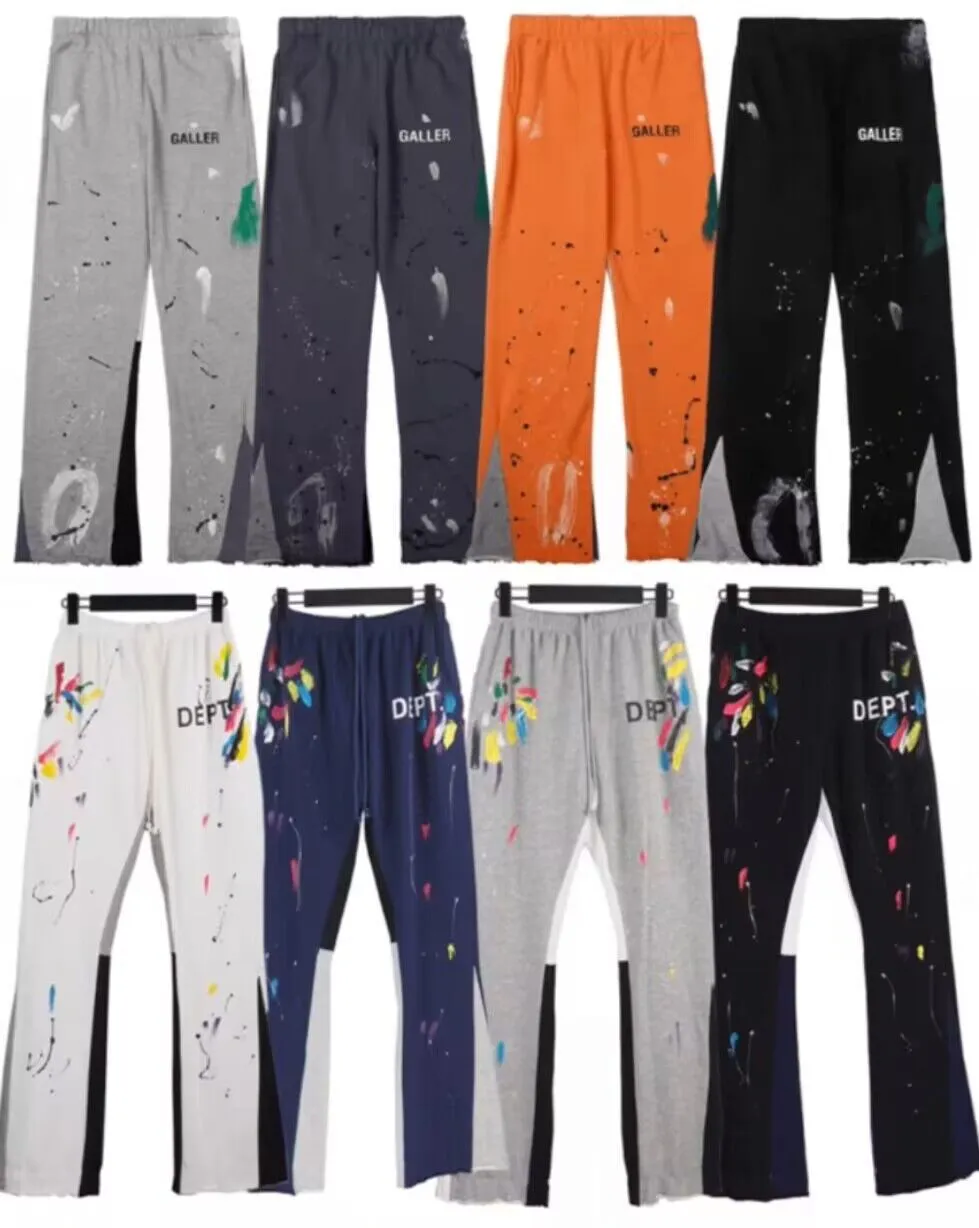 Designer Fashion Mens Jeans Pants Galleryes Sweatpants Depts Speckled Letter Print Men's Women's Couple Loose Versatile Casual Pants Fag
Designer Fashion Mens Jeans Pants Galleryes Sweatpants Depts Speckled Letter Print Men's Women's Couple Loose Versatile Casual Pants Fag