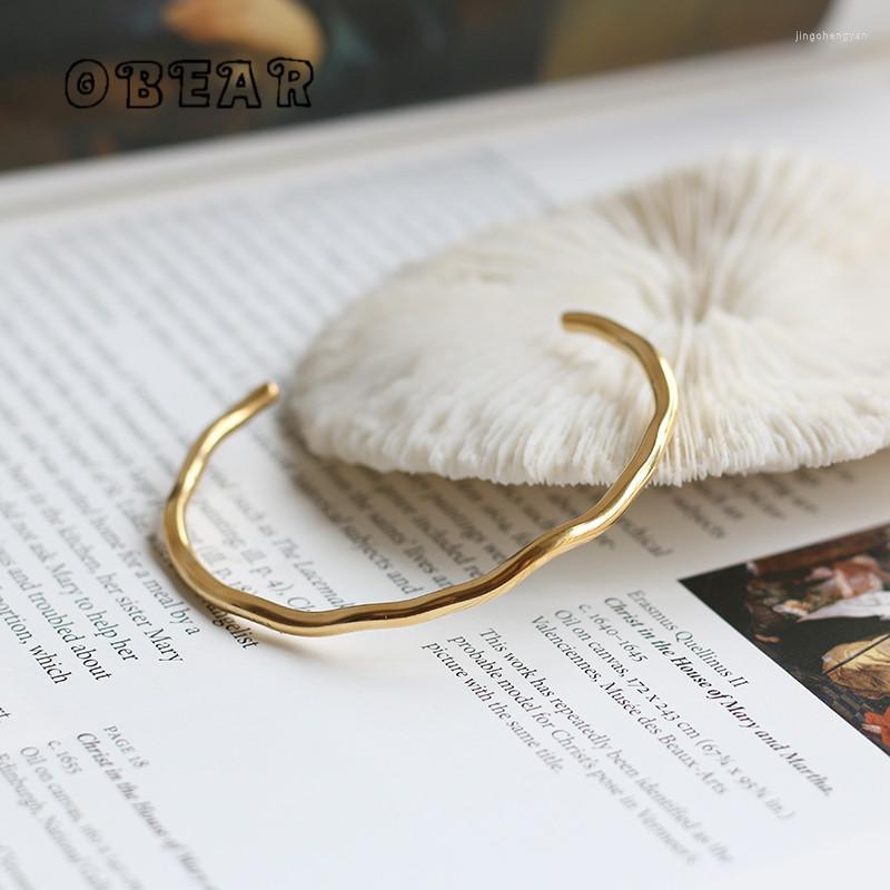 Bangle 316L Stainless Steel Stylish Wavy Irregular Opening Bracelet For Women Girl Non-fading Jewelry Gift Party
Bangle 316L Stainless Steel Stylish Wavy Irregular Opening Bracelet For Women Girl Non-fading Jewelry Gift Party
