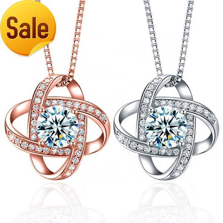 Love Heart Knot Crystal Pendant Necklace For Women Wholesale Valentine's Day Mother 's day Jewelry Gift
Love Heart Knot Crystal Pendant Necklace For Women Wholesale Valentine's Day Mother 's day Jewelry Gift