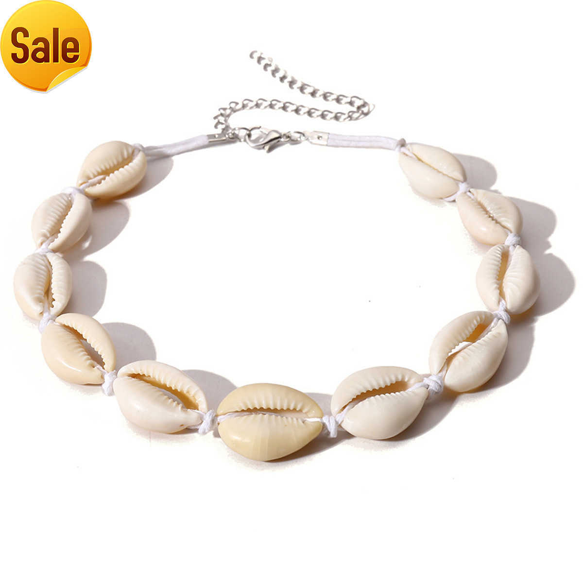 Hot Conch Seashell Necklace Women Jewelry Summer Beach Shell Choker Bohemian Rope Cowrie Beaded Necklaces Handmade Collar Female
Hot Conch Seashell Necklace Women Jewelry Summer Beach Shell Choker Bohemian Rope Cowrie Beaded Necklaces Handmade Collar Female