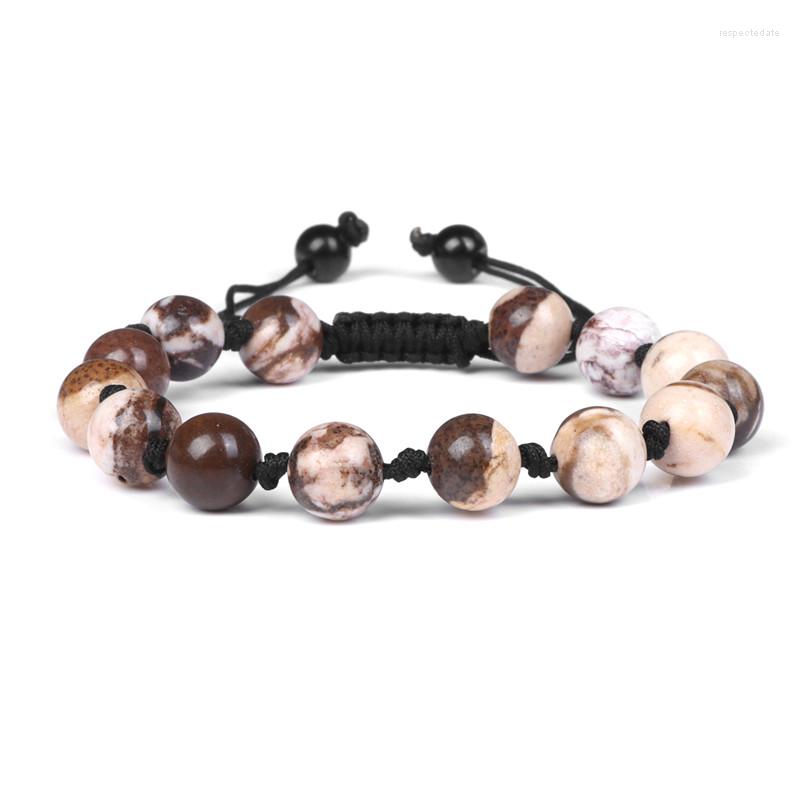 Strand 8mm Australian Zebra Stone Bracelet Handmade Natural Braid Bracelets Energy Healing Yoga For Men Women Jewelry
Strand 8mm Australian Zebra Stone Bracelet Handmade Natural Braid Bracelets Energy Healing Yoga For Men Women Jewelry
