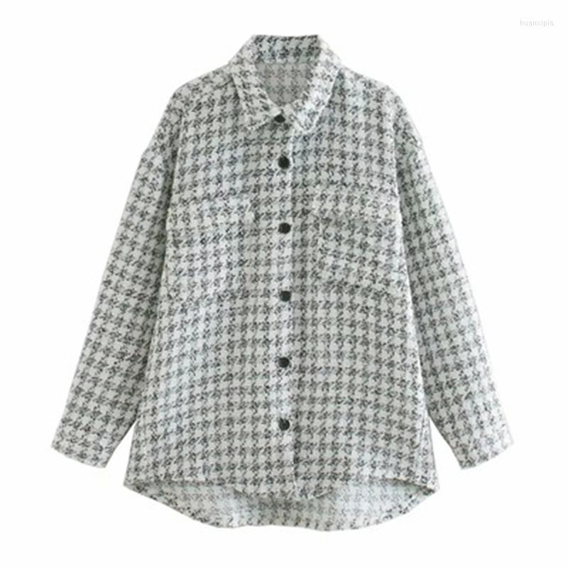 Women' Blouses Spring Autumn Women' Shirts Loose Single Breasted Houndstooth Casual Female Blouse Cotton And Linen Lady Clothing Mujer, White
Women' Blouses Spring Autumn Women' Shirts Loose Single Breasted Houndstooth Casual Female Blouse Cotton And Linen Lady Clothing Mujer, White