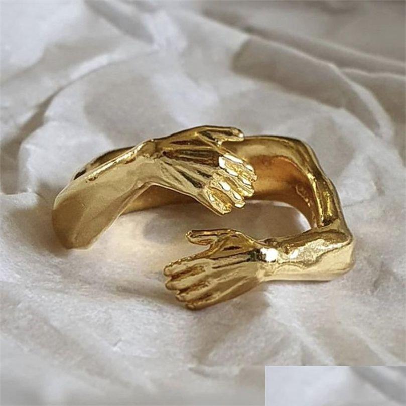 Rings Ins Vintage Romantic Love Hug Carved Hand Ring Adjustable For Women Men Fashion Aesthetic Jewelry 220728 Drop Delivery Dhmlv
Rings Ins Vintage Romantic Love Hug Carved Hand Ring Adjustable For Women Men Fashion Aesthetic Jewelry 220728 Drop Delivery Dhmlv