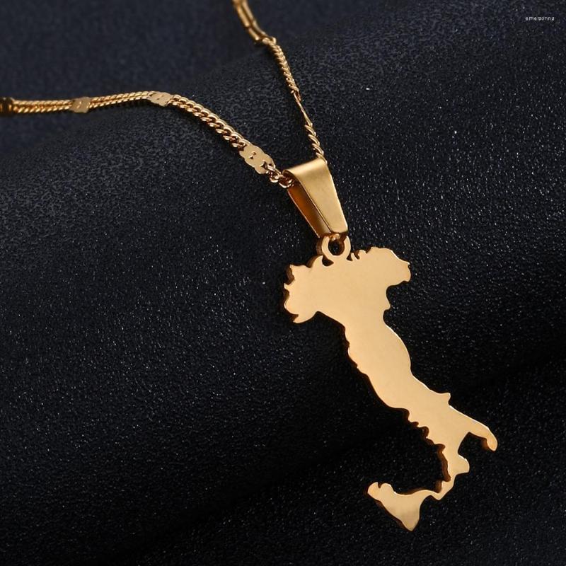 Pendant Necklaces Stainless Steel Map Of Italy Necklace Fashion Italian Charm Jewelry
Pendant Necklaces Stainless Steel Map Of Italy Necklace Fashion Italian Charm Jewelry