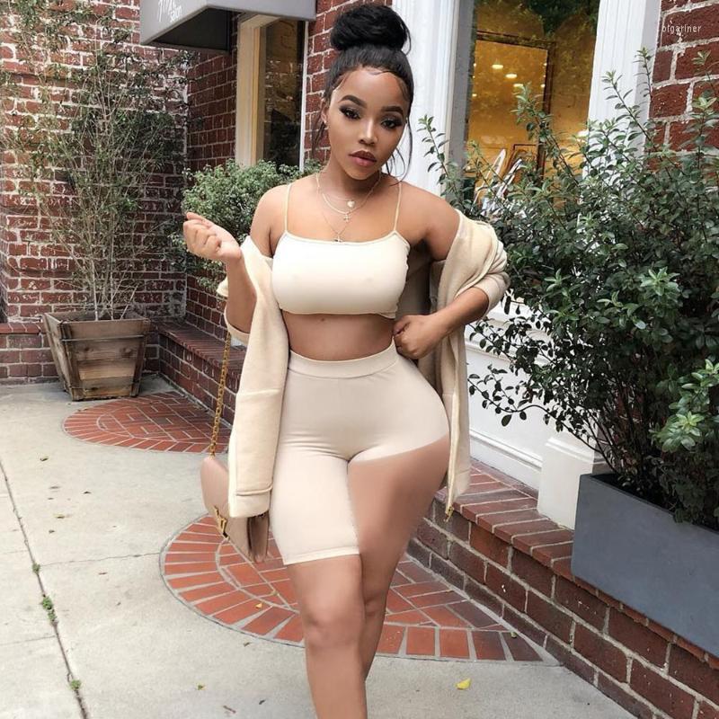 Women's Tracksuits Sexy Two Piece Set Summer Clothes For Women Spaghetti Strap Crop Top And Biker Shorts Sets Sporty Casual Tracksuit, Claret
Women's Tracksuits Sexy Two Piece Set Summer Clothes For Women Spaghetti Strap Crop Top And Biker Shorts Sets Sporty Casual Tracksuit, Claret