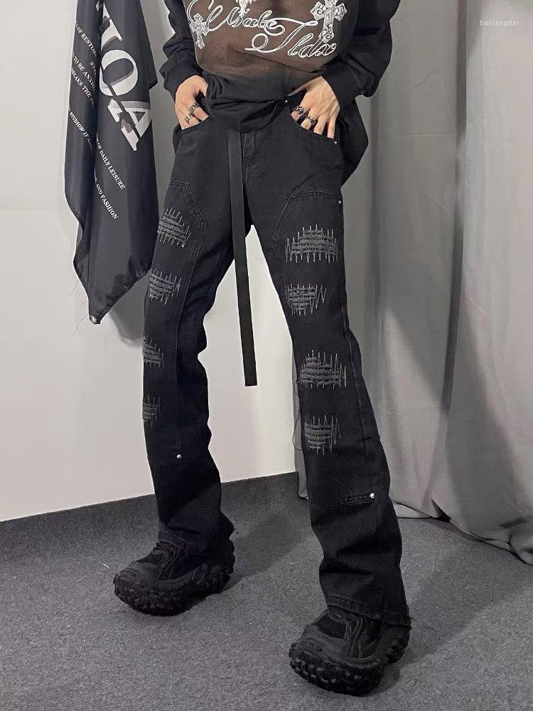 Men' Jeans Four Seasons Y2K Men Fashion Black Street Low Cut Loose Straight Pants Hip Hop Clothes 2023 Cool Desig
Men' Jeans Four Seasons Y2K Men Fashion Black Street Low Cut Loose Straight Pants Hip Hop Clothes 2023 Cool Desig