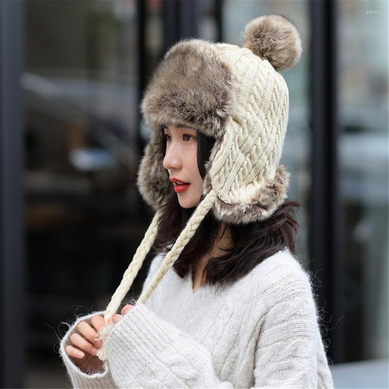 Berets Stylish Bar Lovely Hat For Women Keep Warm Winter Casual Wool Knitted Caps Earmuffs Hemming Hats Thicken Ski Bone Skullies, Beige
Berets Stylish Bar Lovely Hat For Women Keep Warm Winter Casual Wool Knitted Caps Earmuffs Hemming Hats Thicken Ski Bone Skullies, Beige
