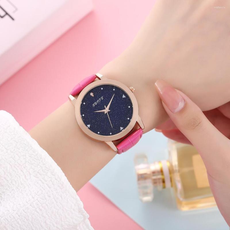 Wristwatches Fashion Womens Luxury Watches Women Starry Sky Leather Dress Quartz Watch For Girls Relogio Feminino Ladies, Black
Wristwatches Fashion Womens Luxury Watches Women Starry Sky Leather Dress Quartz Watch For Girls Relogio Feminino Ladies, Black