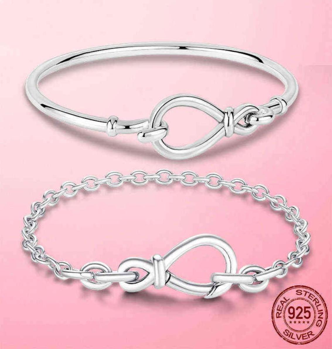 2021 New on 100 925 Sterling Silver Infinity Knot Chain Bangle Bracelet for Women Fashion Jewelry Pulseira7493689
2021 New on 100 925 Sterling Silver Infinity Knot Chain Bangle Bracelet for Women Fashion Jewelry Pulseira7493689