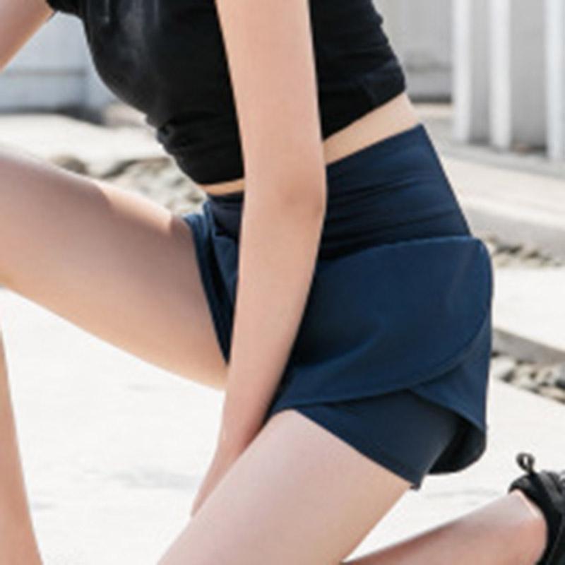 Yoga Outfits Women Sport Shorts Solid Color Quick Drying High Waist For Summer Fitness G66, Black
Yoga Outfits Women Sport Shorts Solid Color Quick Drying High Waist For Summer Fitness G66, Black