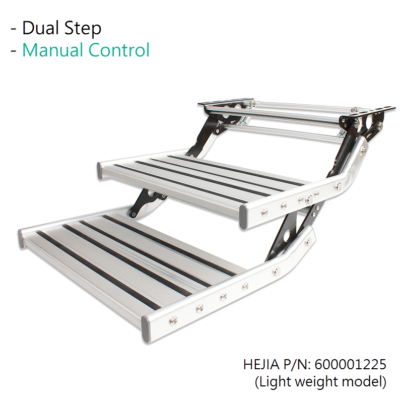All Terrain Wheels Parts HEYRV RV Manual Two Step Non-Slip Coach Stair For Caravan Camper Motorhome Trailer
All Terrain Wheels Parts HEYRV RV Manual Two Step Non-Slip Coach Stair For Caravan Camper Motorhome Trailer