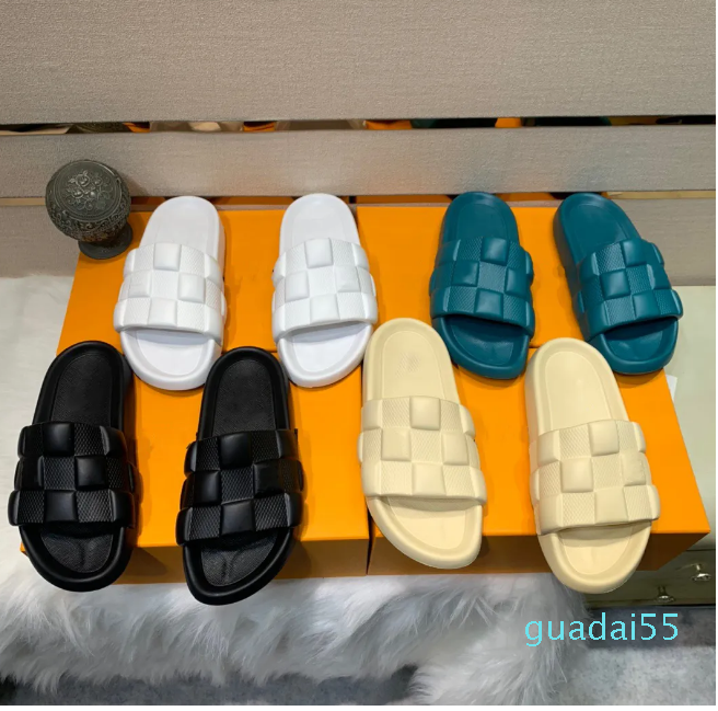 Slippers Designer Luxury Women Men Cream Black White Slides Flower Summer Fashion Shoes 36-45, Ll#b2
Slippers Designer Luxury Women Men Cream Black White Slides Flower Summer Fashion Shoes 36-45, Ll#b2
