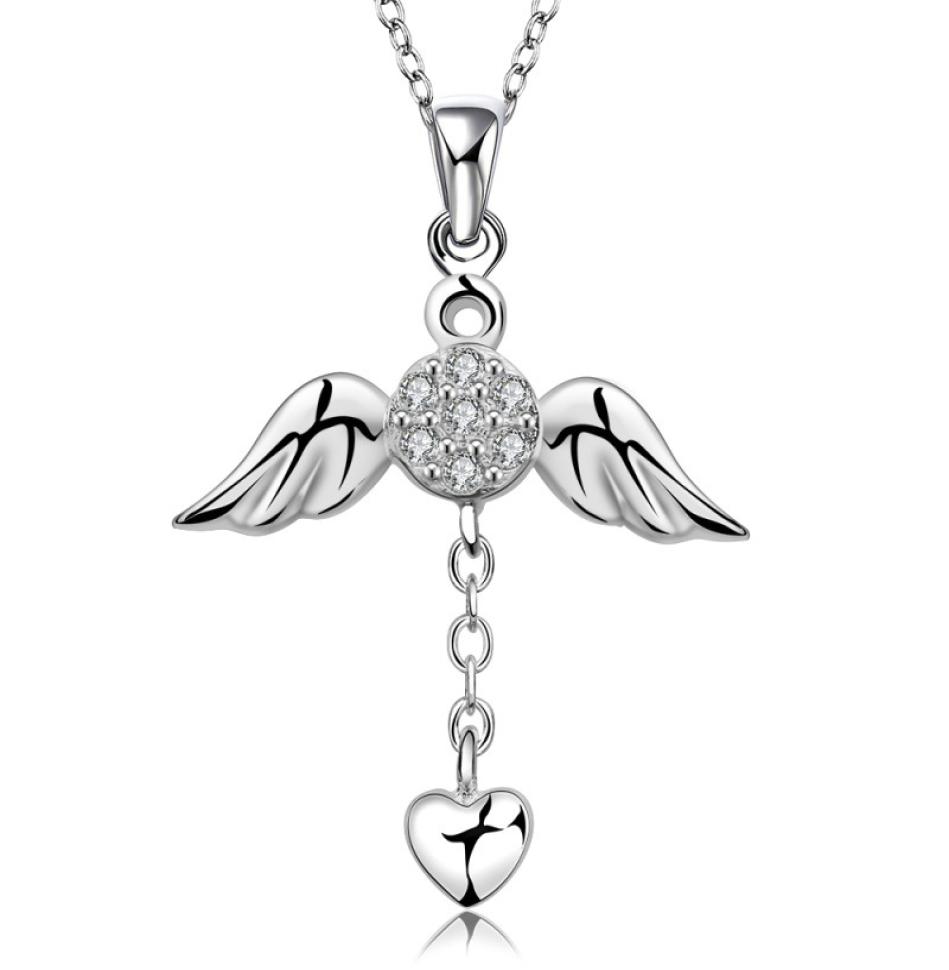 Necklaces Designer cz Diamond Whole Fashion Jewelry 925 Sterling Silver Chain X039mas Gift Girl Angel Wings Heart Love Pend9331117
Necklaces Designer cz Diamond Whole Fashion Jewelry 925 Sterling Silver Chain X039mas Gift Girl Angel Wings Heart Love Pend9331117