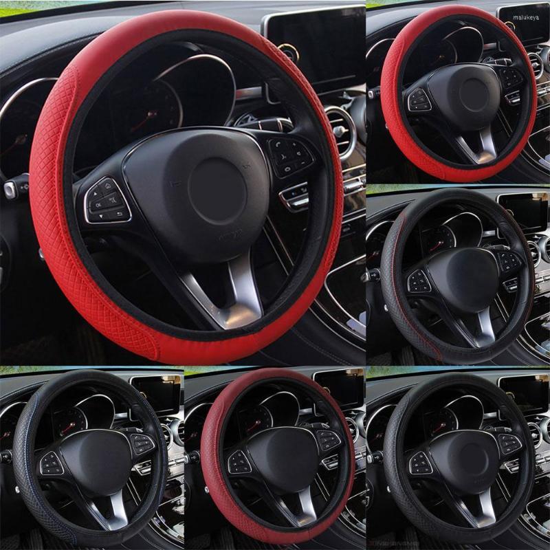 Steering Wheel Covers Car Faux Leather Anti-Slip Wrap Cover Protector Artificial DIY Texture Soft Auto Accessories
Steering Wheel Covers Car Faux Leather Anti-Slip Wrap Cover Protector Artificial DIY Texture Soft Auto Accessories