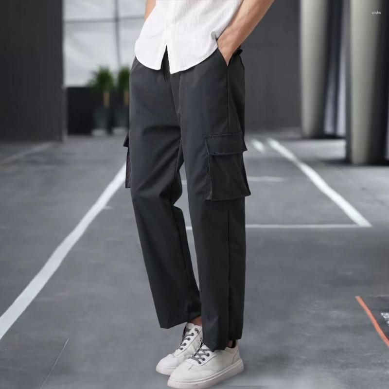 Men's Pants Men Wide Leg Pocket Solid Color Loose Deep Crotch Match Top Elastic Waist Plus Size Cargo Clothes, Black
Men's Pants Men Wide Leg Pocket Solid Color Loose Deep Crotch Match Top Elastic Waist Plus Size Cargo Clothes, Black