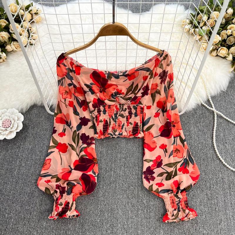 Women's Blouses Sexy Square Collar Chiffon Women 2023 Korean Style Spring &Autumn Slim Fit Back Elastic Lantern Sleeve Short Shirts, Beige
Women's Blouses Sexy Square Collar Chiffon Women 2023 Korean Style Spring &Autumn Slim Fit Back Elastic Lantern Sleeve Short Shirts, Beige