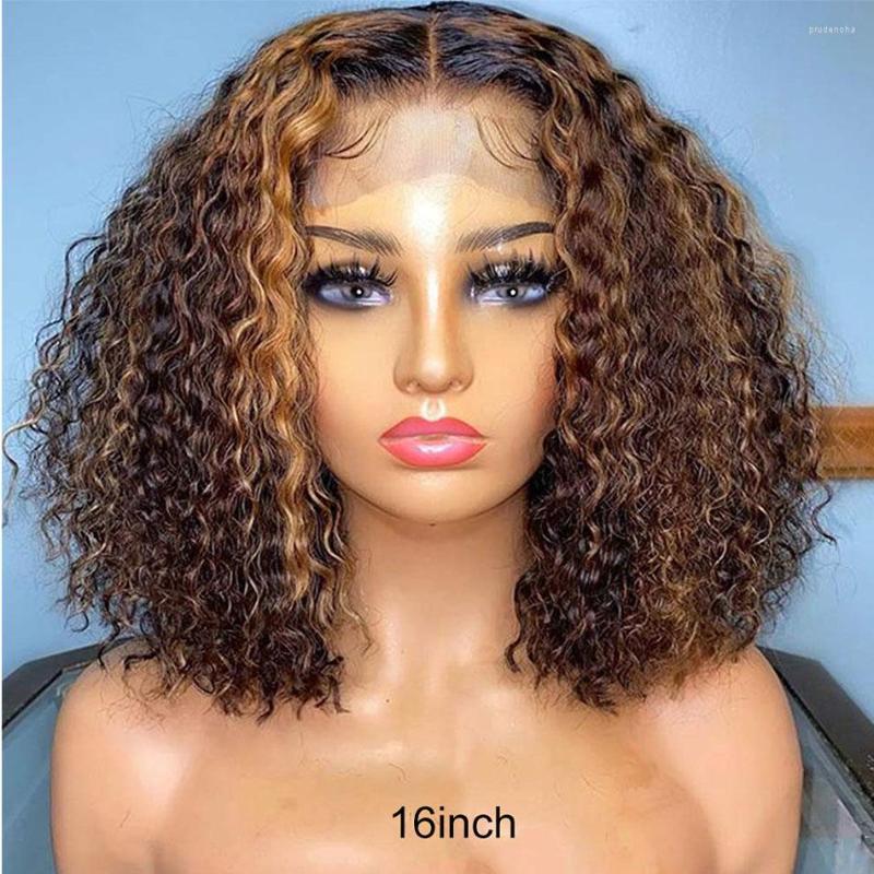 Highlight Wig Bob Lace Front Wigs Curly Human Hair 4/27 Color 150 Sunlight Remy With Baby For Women, Natural color
Highlight Wig Bob Lace Front Wigs Curly Human Hair 4/27 Color 150 Sunlight Remy With Baby For Women, Natural color