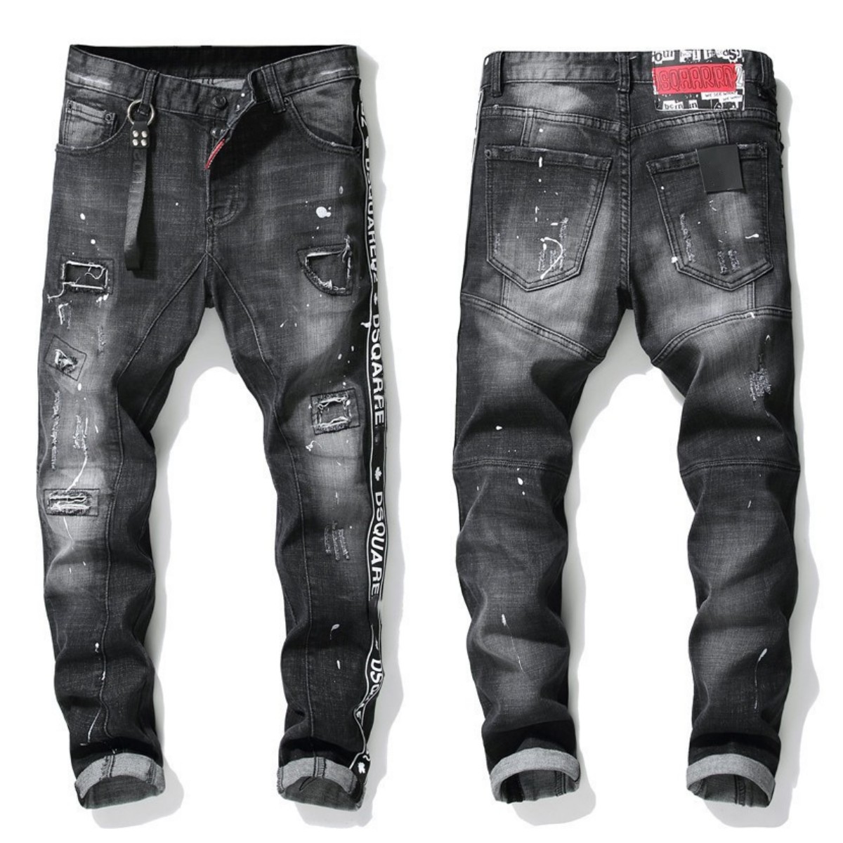 2023 style Hiking Pant Ripped Embroidery Mens Jeans Hip hop High Street Brand Hombre Motorcycle Close Designer fitting Slim Pencil Pants obsolescence, 1# please check the detailed descriptio
2023 style Hiking Pant Ripped Embroidery Mens Jeans Hip hop High Street Brand Hombre Motorcycle Close Designer fitting Slim Pencil Pants obsolescence, 1# please check the detailed descriptio
