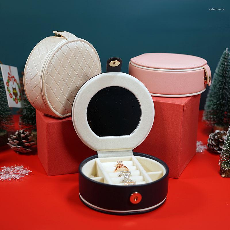 Jewelry Pouches Simple Multifunctional Case Organizer Women Girls Earrings Storage Box Portable Travel Round Bag Drop
Jewelry Pouches Simple Multifunctional Case Organizer Women Girls Earrings Storage Box Portable Travel Round Bag Drop