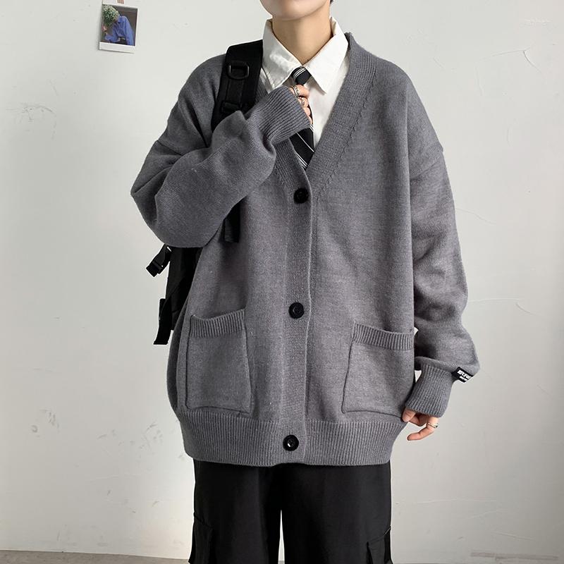 Men's Sweaters Cardigan Male Solid Color Knitted Sweater Autumn Winter Cotton Casual Buttons Loose Oversized Cardigans Men's Coat A81, Black
Men's Sweaters Cardigan Male Solid Color Knitted Sweater Autumn Winter Cotton Casual Buttons Loose Oversized Cardigans Men's Coat A81, Black