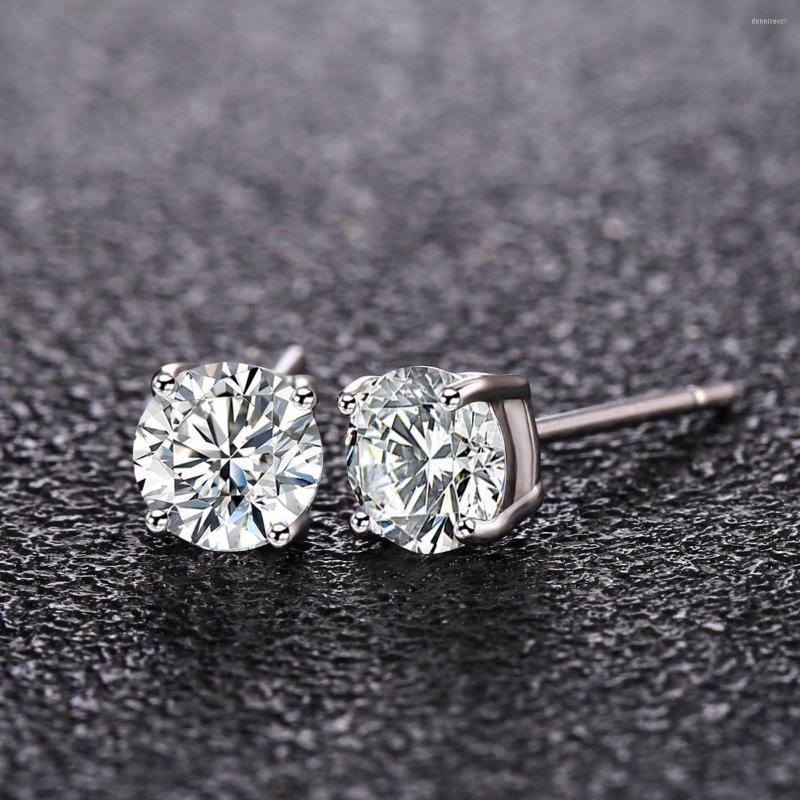 Backs Earrings Fine 925 Sterling Silver Diamond Stud For Women Fashion Charms Party Wedding Classic Jewelry Holiday Gifts
Backs Earrings Fine 925 Sterling Silver Diamond Stud For Women Fashion Charms Party Wedding Classic Jewelry Holiday Gifts
