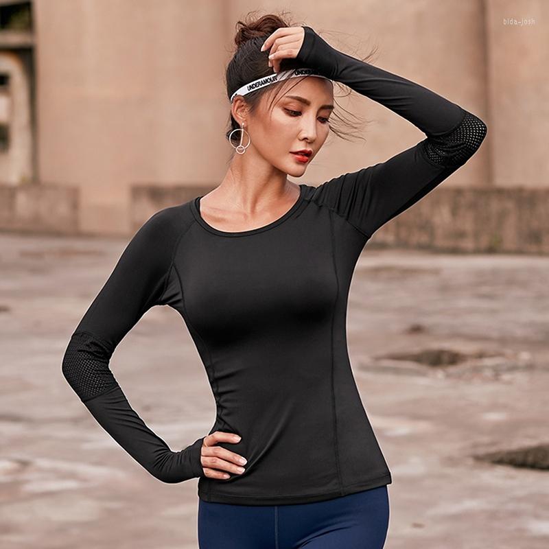 Active Shirts Long Sleeve Running Women Sexy Yoga T-shirts Quick Dry Fitness Gym Crop Tops Solid Sports, Black
Active Shirts Long Sleeve Running Women Sexy Yoga T-shirts Quick Dry Fitness Gym Crop Tops Solid Sports, Black