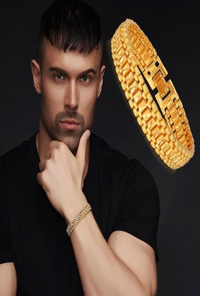 Luxury Stainless Steel Thick Chain Bracelet Watch Wristband Women Jewelry Cuba Bracelets Bangles Gift for Men Drop1195529
Luxury Stainless Steel Thick Chain Bracelet Watch Wristband Women Jewelry Cuba Bracelets Bangles Gift for Men Drop1195529
