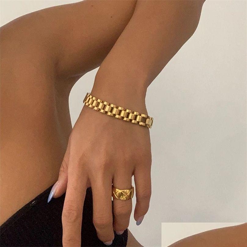 Chain Tarnish Stainless Steel Gold Plated Detachable Wristbands Bracelets Bangles For Women Hiphop Wrap 220808 Drop Delivery Jewelry Dhrtu
Chain Tarnish Stainless Steel Gold Plated Detachable Wristbands Bracelets Bangles For Women Hiphop Wrap 220808 Drop Delivery Jewelry Dhrtu